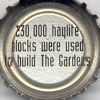 230.000 haylite blocks were used to build The Gardens